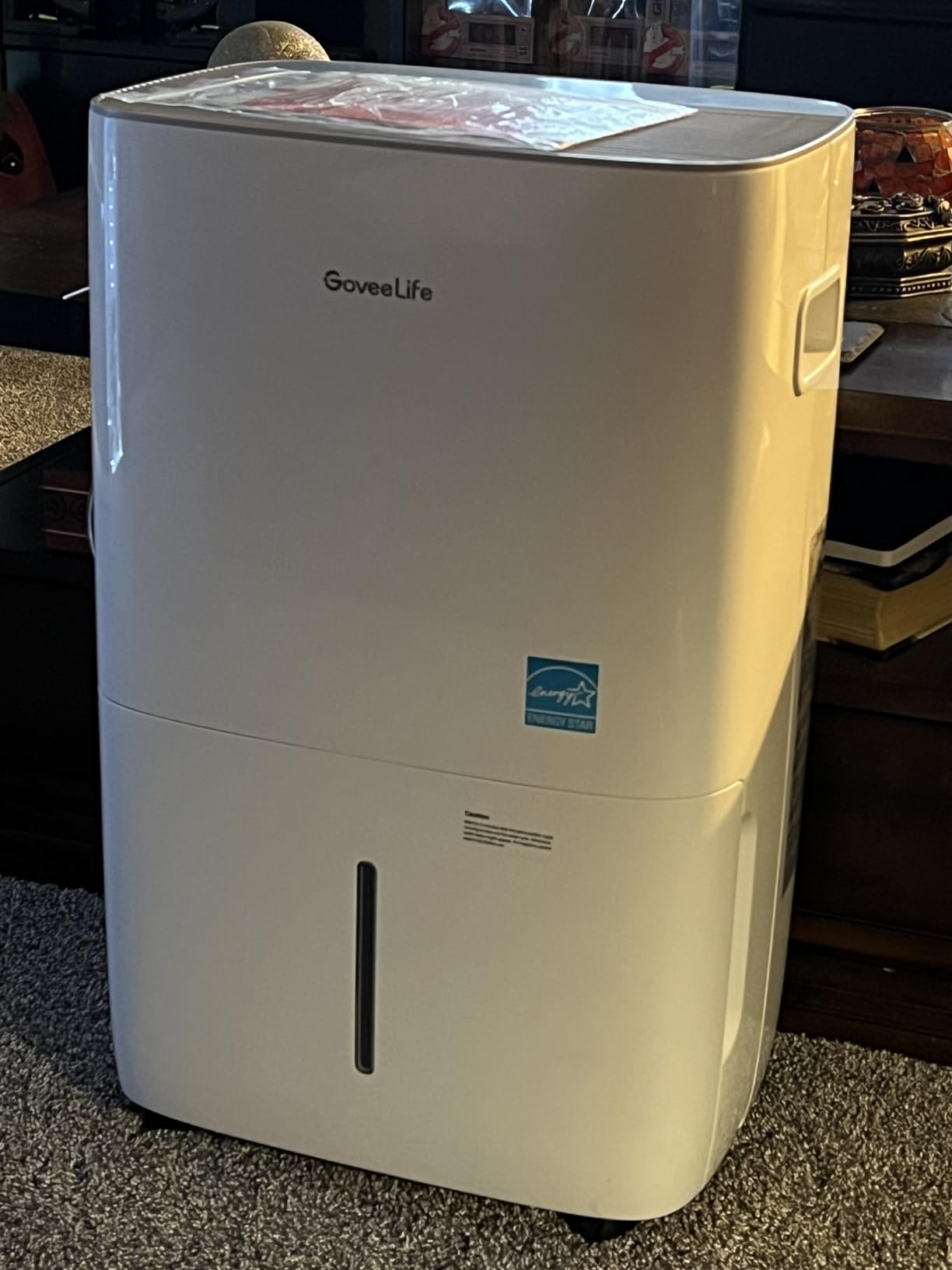 GoveeLife Dehumidifier for Home 4,500ft², 50 to 137 Pints, 2.0Gal Bucket | Smart Auto Humidity Control, Drain Hose, Compressor Dehumidifiers for Basement with Auto Shut Off, Bathroom, Garage, WiFi customer photo 1