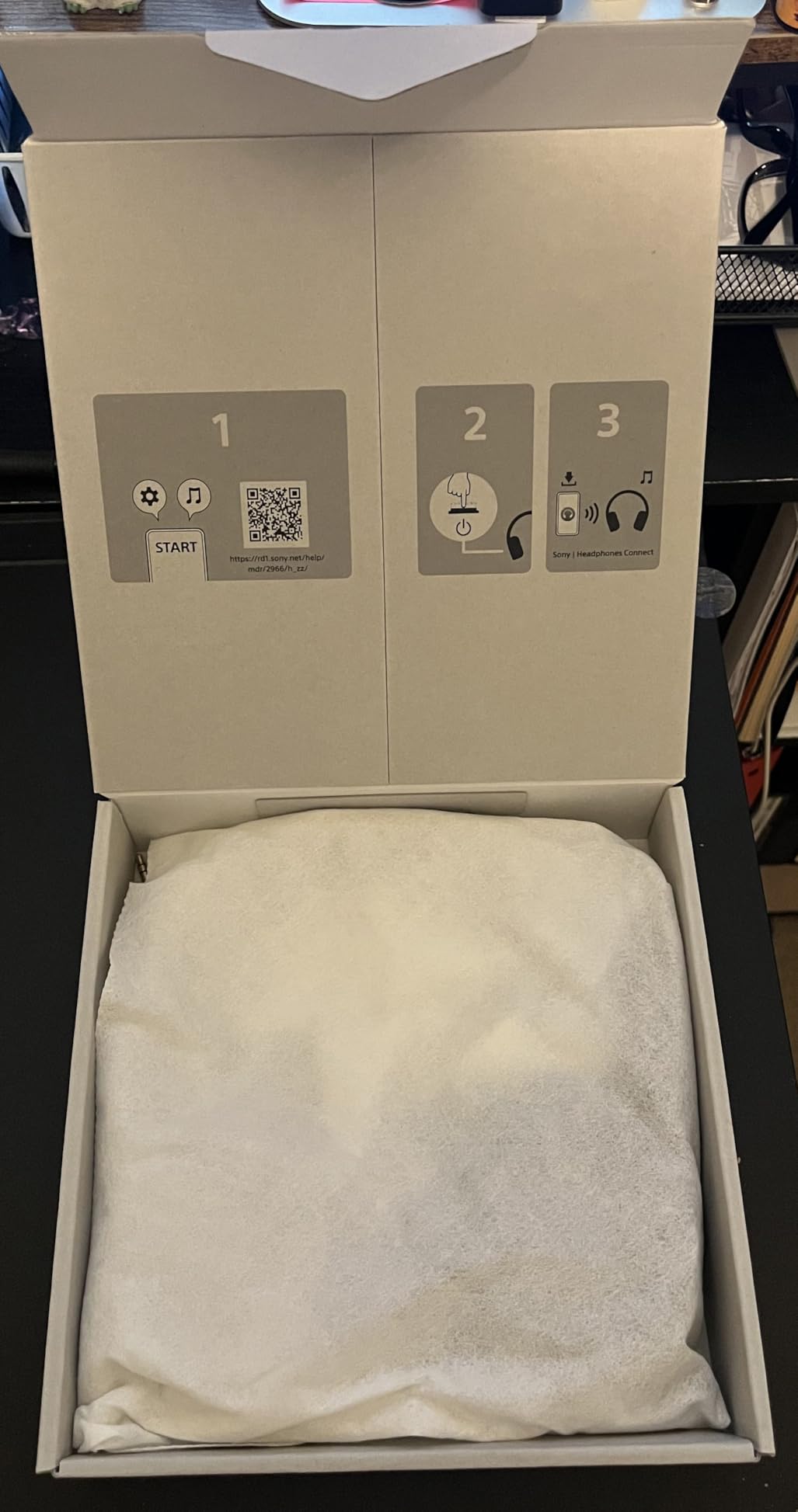 Sony WH-CH720N Wireless Noise Cancelling Over-Ear Headphones, White customer photo 2