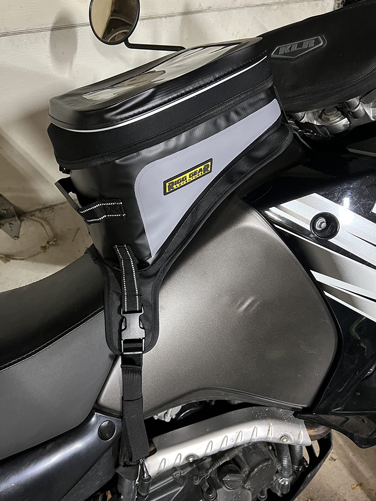 Nelson-Rigg Waterproof Hurricane Adventure Tank Bag, fits Most Honda Yamaha Kawasaki Adventure Bikes Black customer photo 2