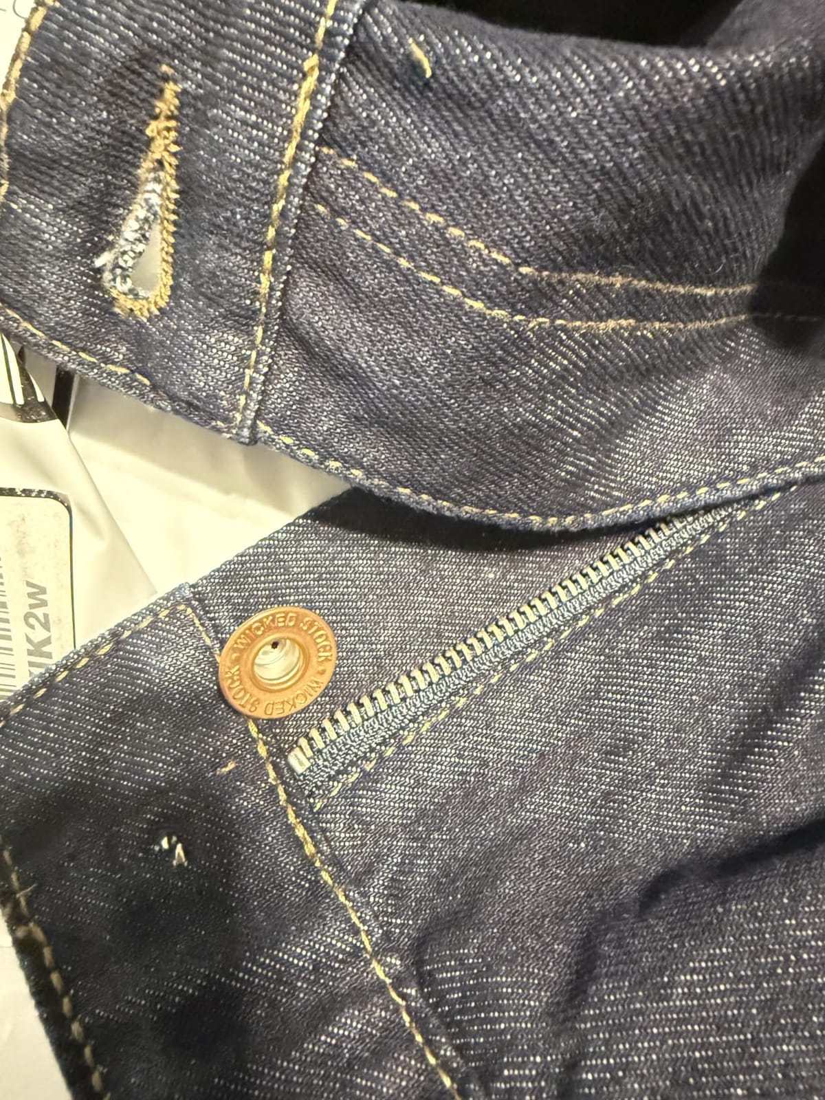 WICKED STOCK Men's Riding Pants with CE LEVEL2 Armor - Dark Blue customer photo 2