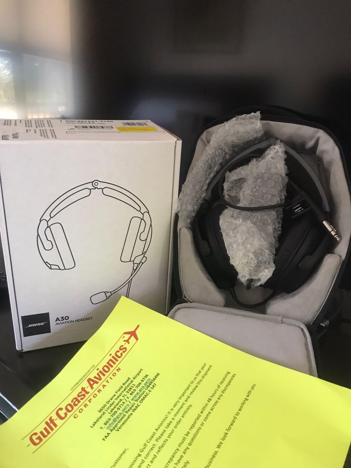 Bose A30 Bluetooth Aviation Headset - Lightweight Comfortable Design, Adjustable ANR and Noise Cancelling Microphone, [Dual Plug] - Black customer photo 2