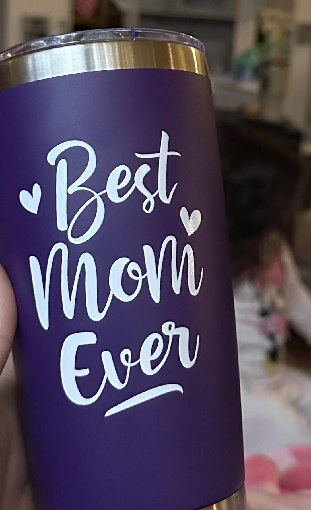 TEEZWONDER Birthday Gifts for Mom - 20 oz Stainless Steel Tumbler customer photo 1