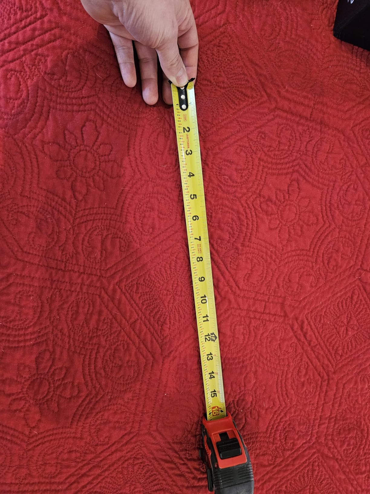 CRAFTSMAN 25-Ft Tape Measure with Fraction Marketing, Retractable, Manual-Locking Blade (CMHT37443S) customer photo 2