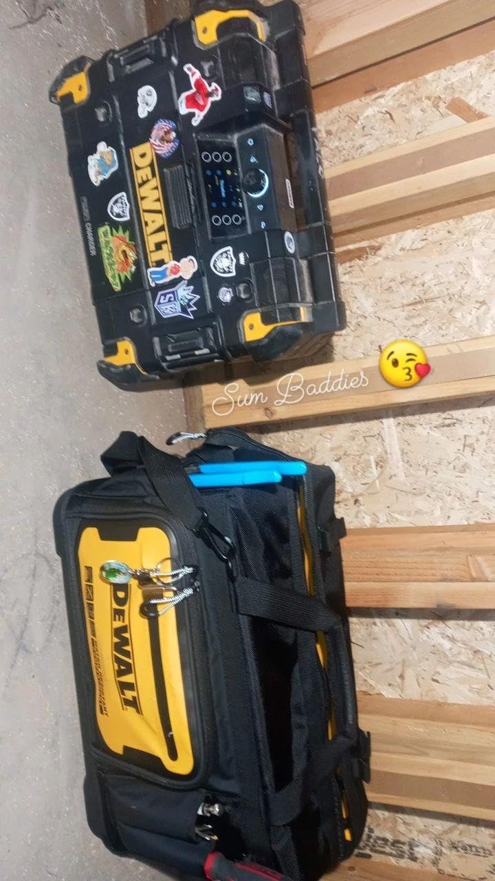 DEWALT Tool Bag, Water Resistant, Hard Bottom, 20-inch, Professional Tool Tote with Organization (DWST560104) customer photo 2