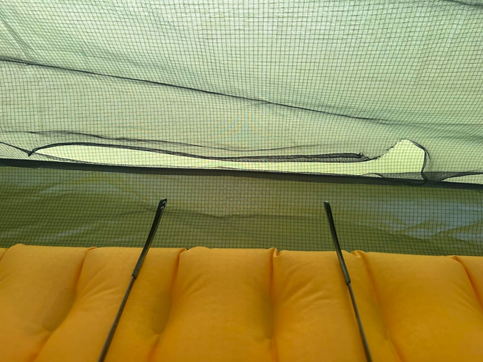 Night Cat Flat Lay Hammock Tent with Mosquito Net Waterproof Rainfly for 1 Person Backpacking Hiking Camping Lightweight 330LBS 87x28x19in customer photo 2
