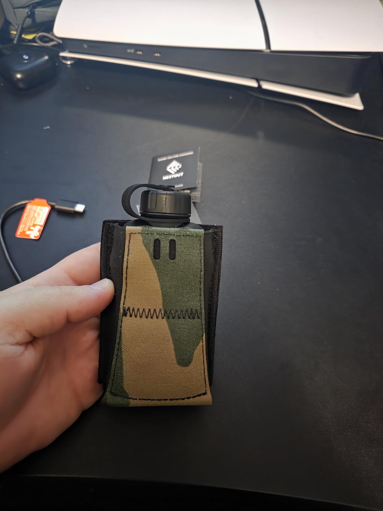 ELECOM NESTOUT 10000mAh Rugged Power Bank, Outdoor Battery Pack, 20W USB C Fast Charging PD, Waterproof IP67, Shockproof Military Grade, Tactical EDC Gear, Camping, Hiking, Hunting, Survival (Black) customer photo 2