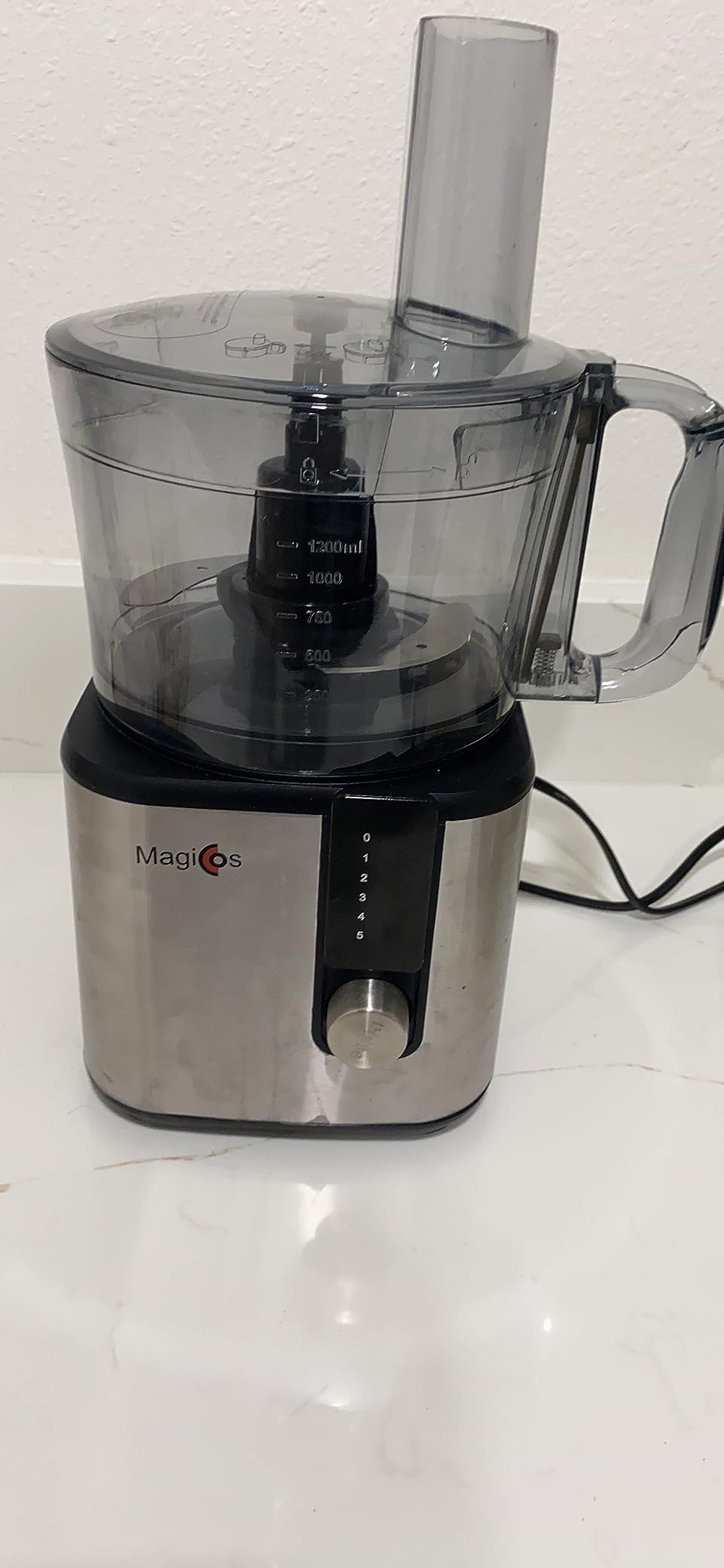 14-Cup French-Fry-Cutter Large Food-Processors - Large Feed Chute, Grey Color, Cheese Shredding, Meat Chopping, Shredding and Slicing, Mixing and Doughing, for Home Use customer photo 1