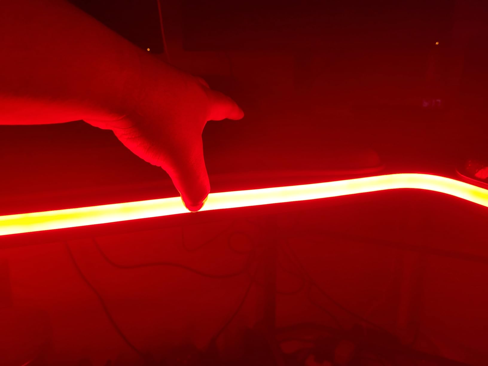 Govee RGBIC LED Neon Rope Lights, 10ft Gaming Lights for Gaming Desks | LED Strip Lights Syncing with Razer Chroma, Support Cutting, Smart App Control, Music Sync, Adapter (Only 2.4G Wi-Fi) customer photo 1