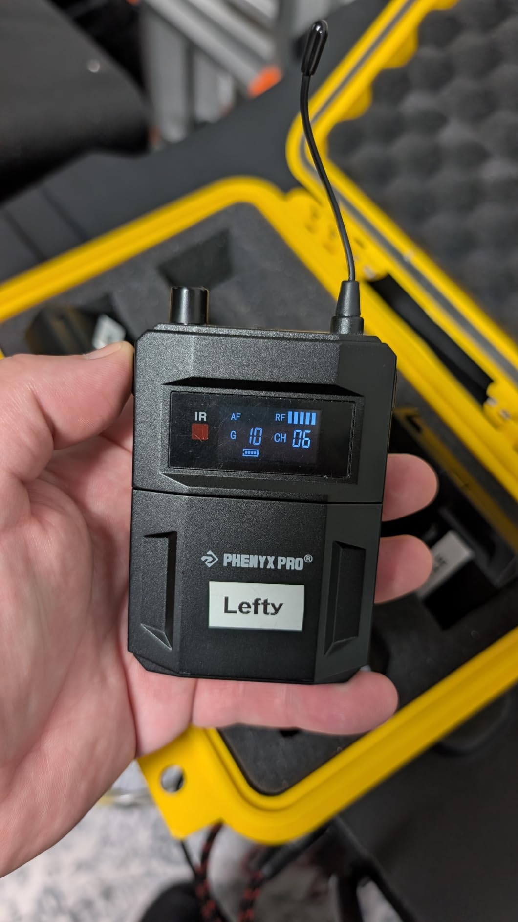 Phenyx Pro 4-Channel UHF Mono Wireless in Ear Monitor System PTM-33-4B | 4 Bodypacks, 4 x 25 Frequencies, 164 ft Range, Singers, Musicians, Bands, Live Stage, Worship customer photo 1