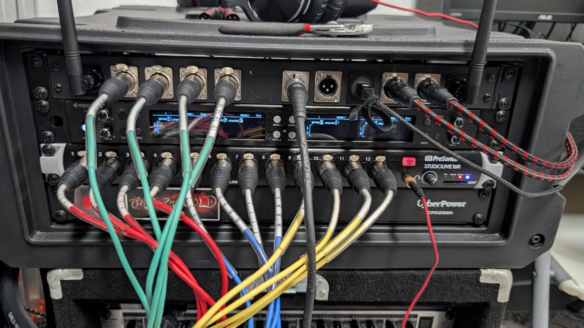 Phenyx Pro 4-Channel UHF Mono Wireless in Ear Monitor System PTM-33-4B | 4 Bodypacks, 4 x 25 Frequencies, 164 ft Range, Singers, Musicians, Bands, Live Stage, Worship customer photo 2
