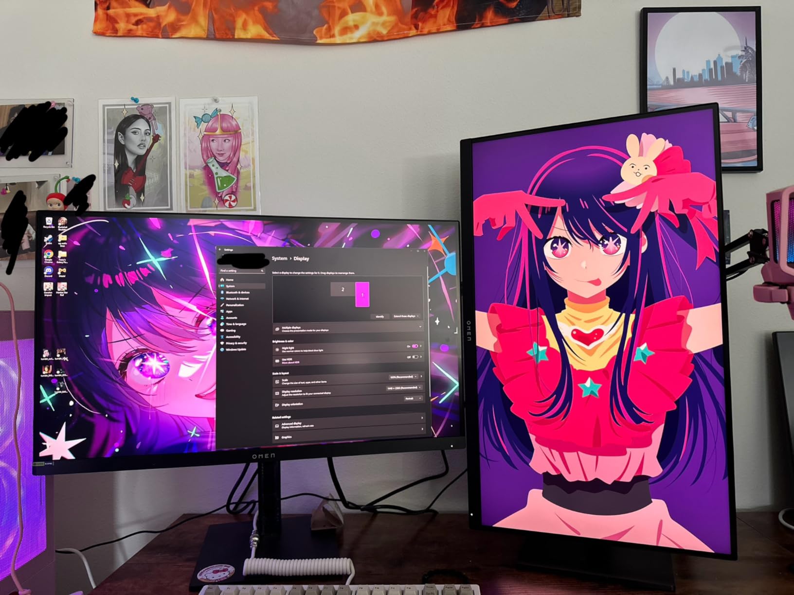 HP OMEN 27q QHD 165Hz Gaming Monitor, QHD Display (2560 x 1440), IPS Panel, 99% sRGB, 95% DCI-P3, AMD FreeSync Premium customer photo 1