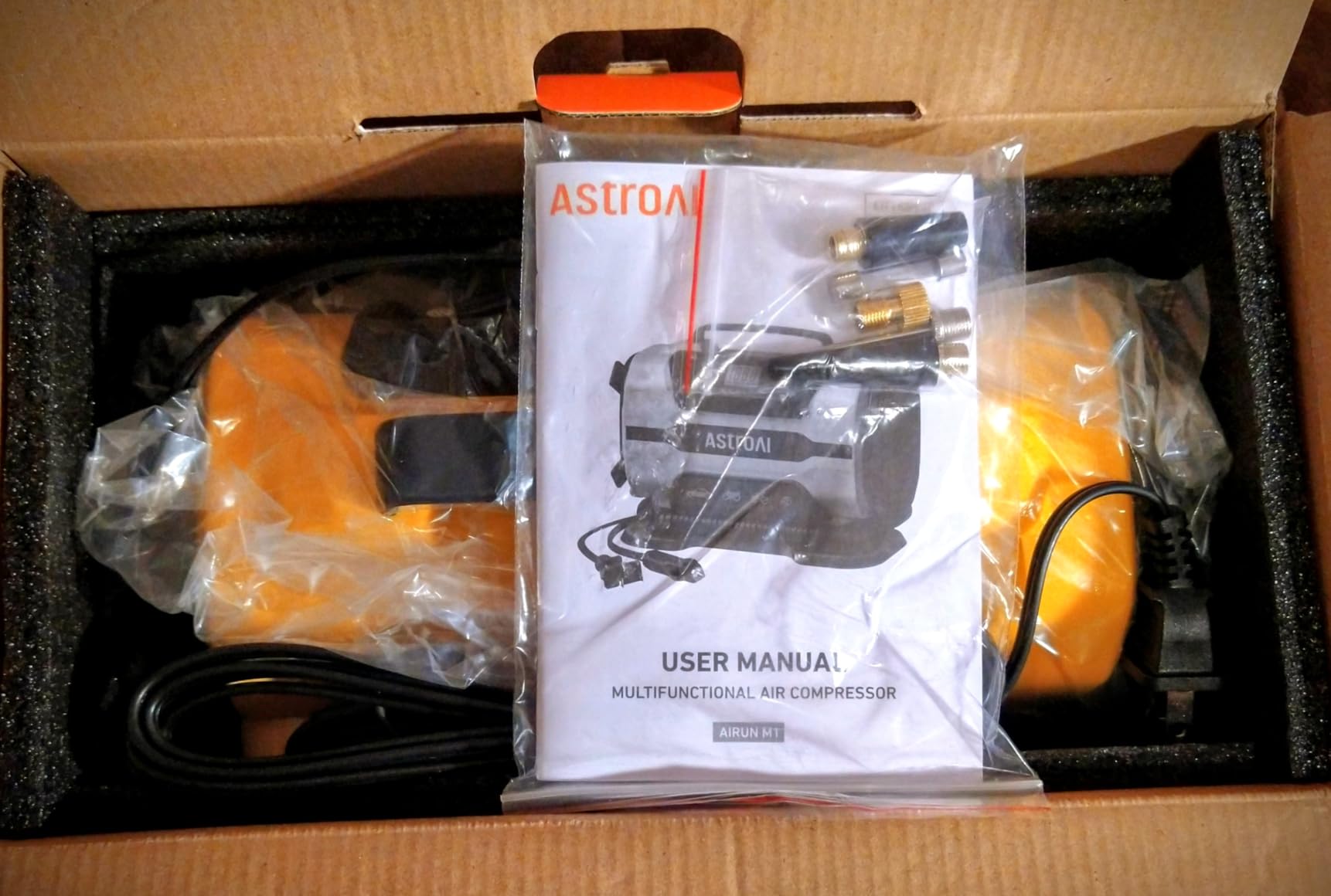 AstroAI Tire Inflator Portable Air Compressor, 12V DC/120V AC Dual Power customer photo 2
