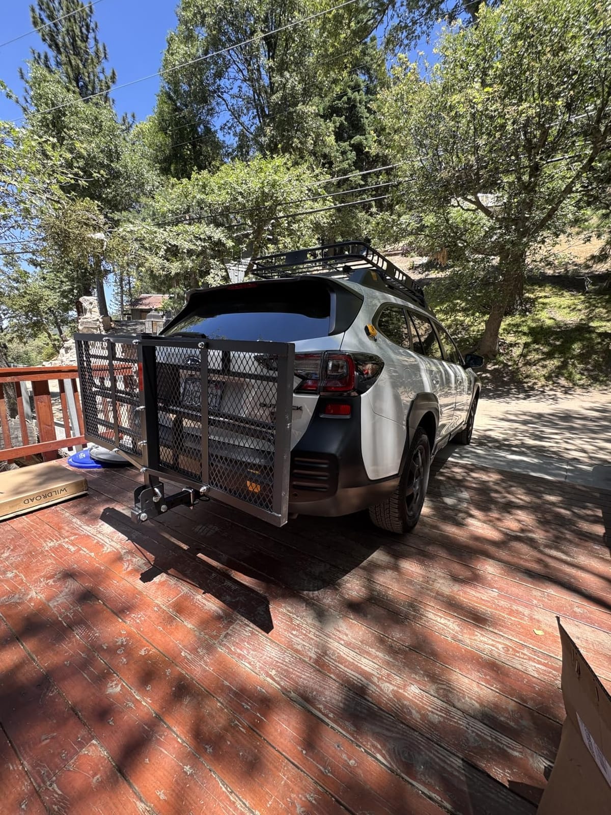 Wildroad 500 Lbs Hitch Cargo Carrier Set, Heavy Duty Cargo Carrier Hitch Mount 60