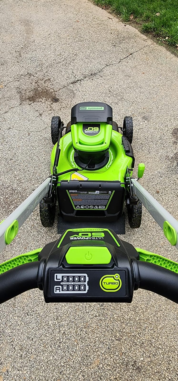 Greenworks 60V 21in Push Lawn Mower, 5.0 Ah Battery and Charger customer photo 2