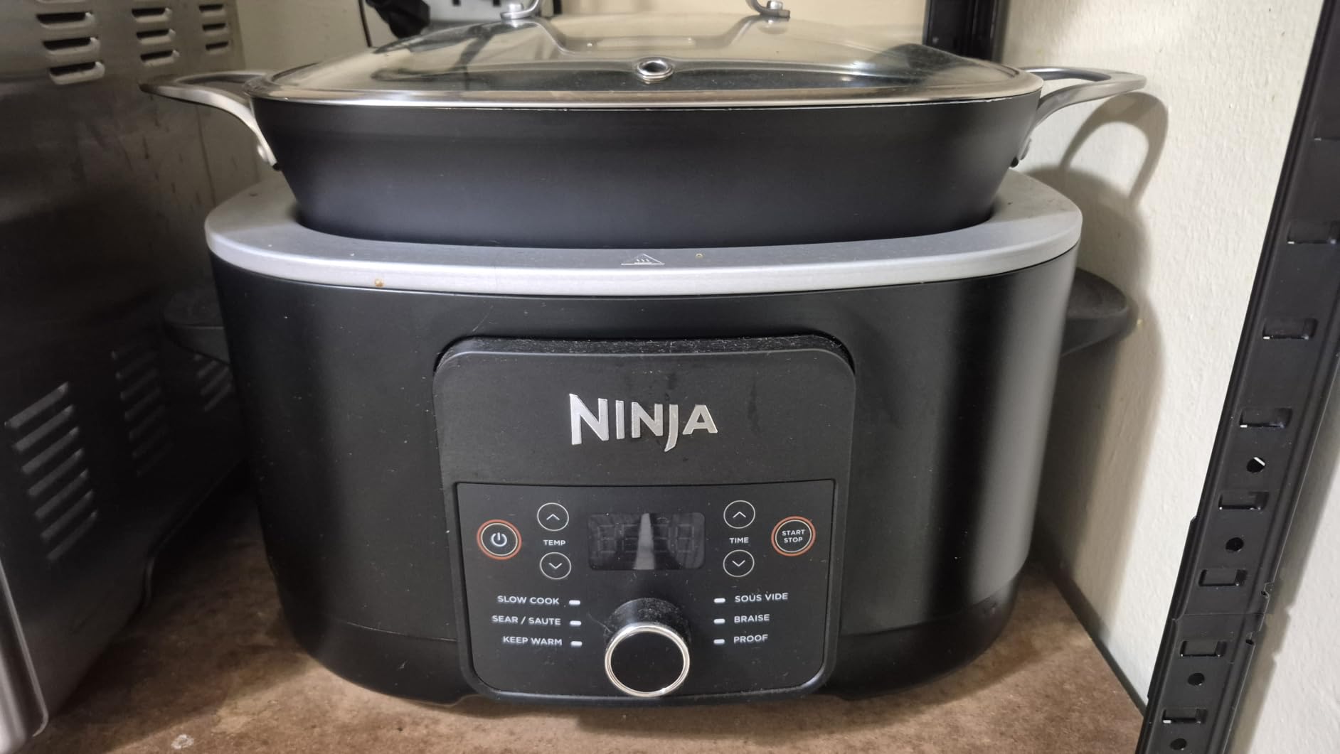 Ninja PossibleCooker PLUS 12-in-1, 8.5-qt, Black, MC1010 | 12-in-1 replaces 12 appliances, Sous Vide & Proof, glass lid, nonstick oven-safe pot to 500°F, cooker-to-oven-to-table. customer photo 1