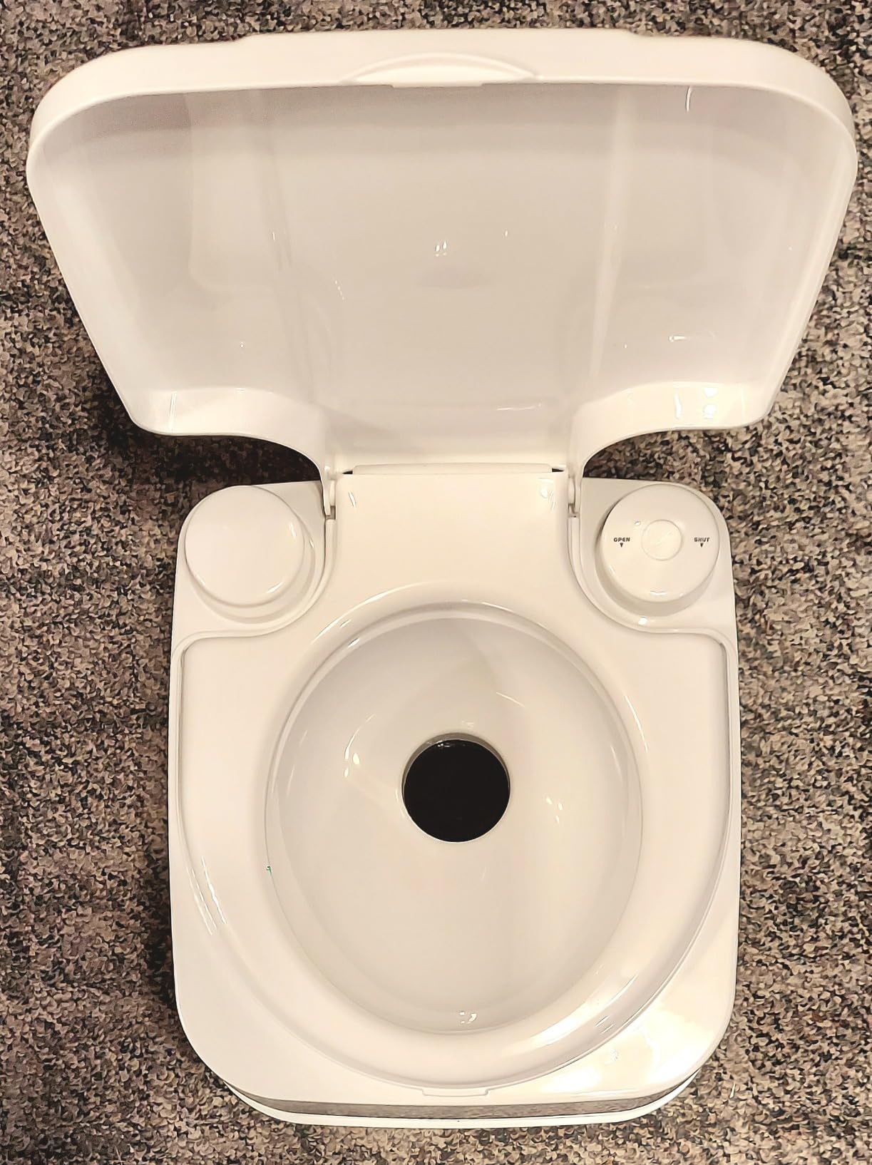 SEAFLO 12L Premium Portable Travel Toilet - 3.2 Gallon Waste Tank, 2.6 Gallon Fresh Water Tank, Manual Flush, Camping RV Travel, Compact Outdoor Emergency Toilet, SFPT-12-03, 4-Year Warranty customer photo 2