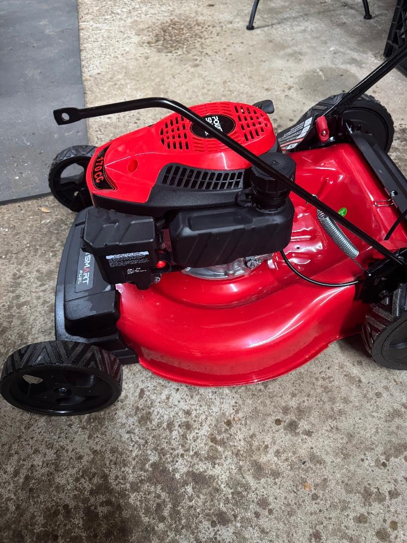 PowerSmart 21-Inch Self Propelled Gas Lawn Mower, 170cc OHV Engine, Rear-Wheel Drive, Steel Deck, 3-in-1 Walk-Behind Mower customer photo 1