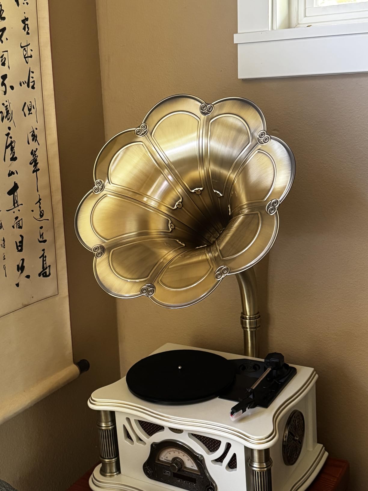 Vintage Gramophone with Bluetooth Input Vintage Record Players | Retro Gramophone Turntables for 7