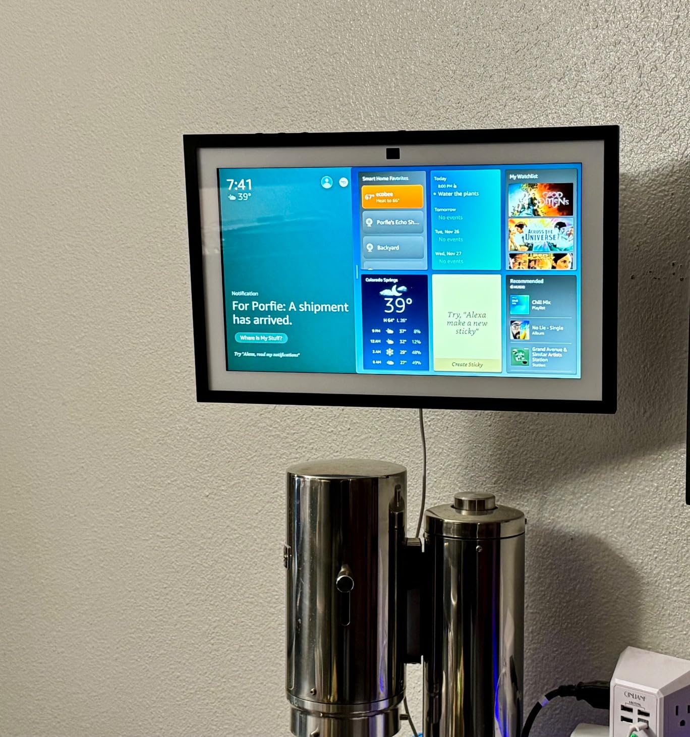 Amazon Echo Show 15 (newest model), Full HD 15.6