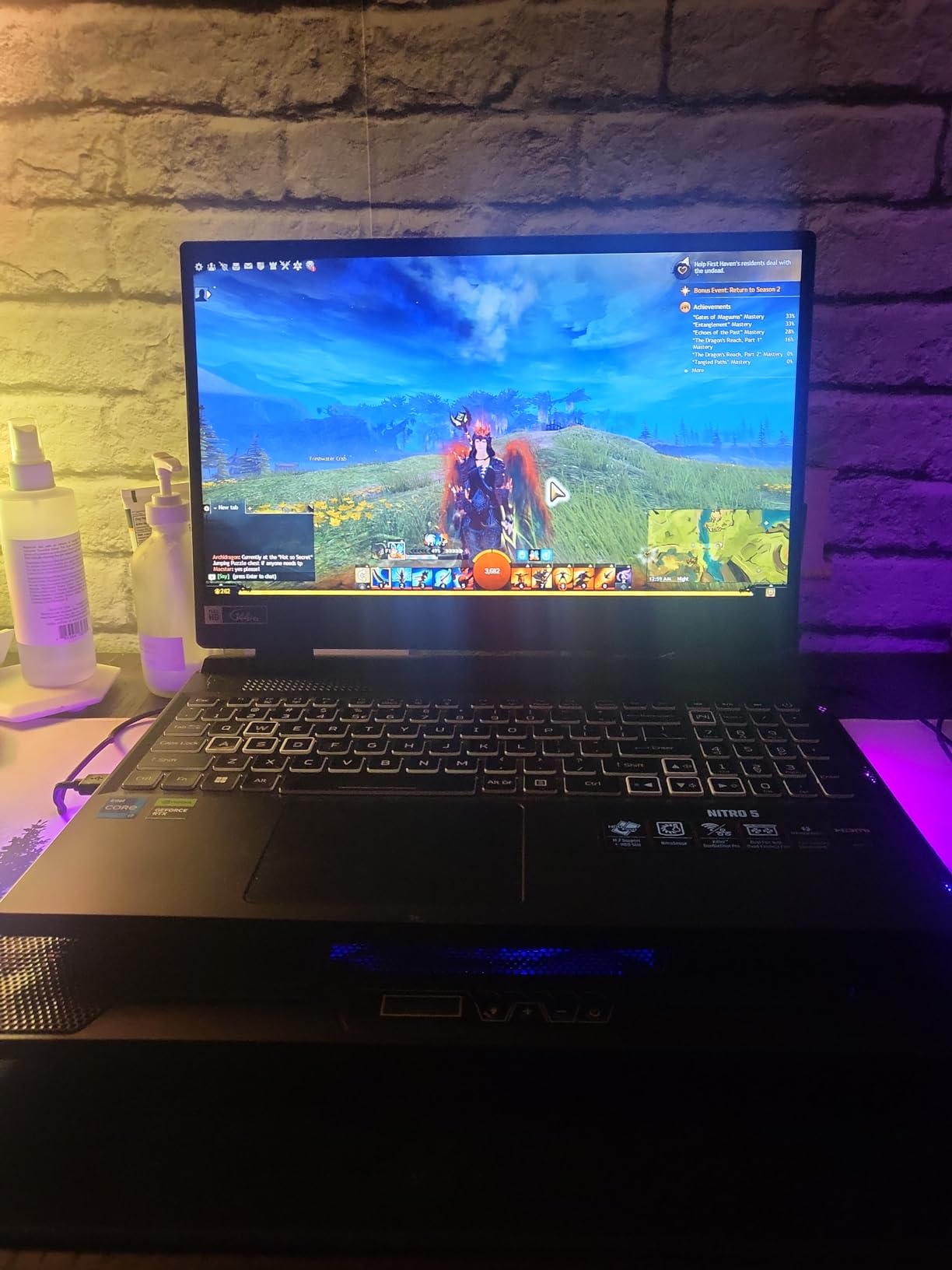 acer Nitro 5 Gaming Laptop | Intel 12th Gen i7-12650H | NVIDIA GeForce RTX 4060 Laptop GPU | 15.6