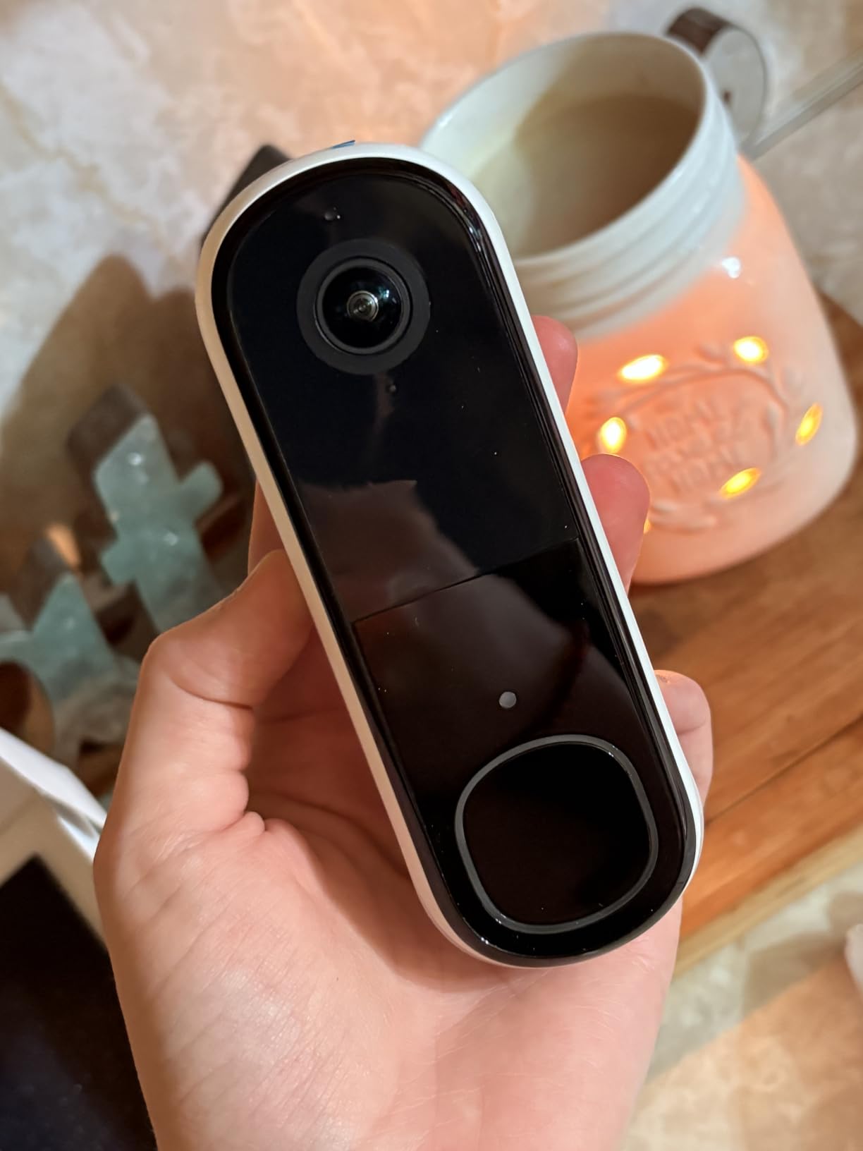 Arlo Video Doorbell 2K (2nd Gen) Wireless or Wired - 1-Cam | 2K head-to-toe video; Front door security; Package & person detection; Night vision, 2-way audio; 1-mo Secure plan incl. customer photo 1