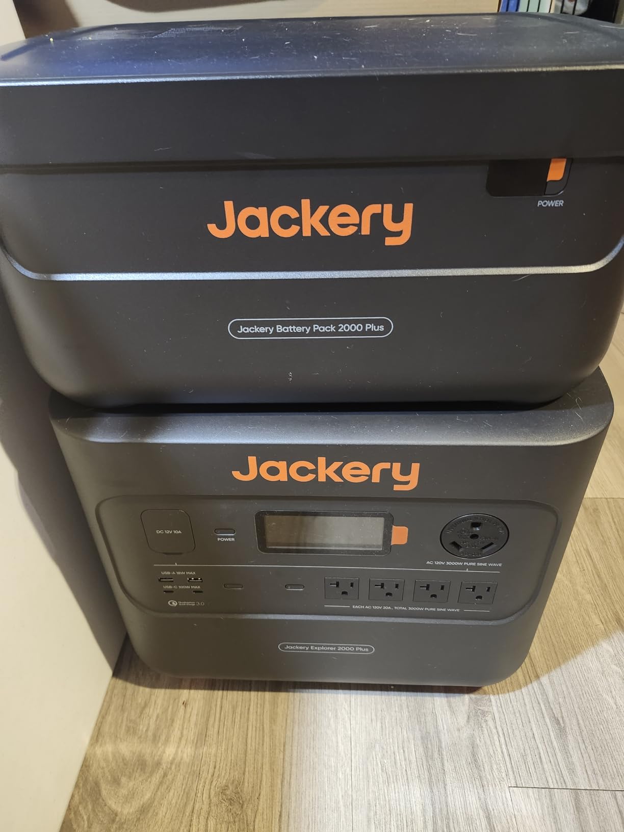 Jackery Explorer 2000 Plus and Extra Battery & 2x200W Solar Panels, 4085Wh, 3000W Output | LiFePO4, 10-Year Lifespan, Expandable to 24kWh, UPS Home Backup, for Camping, RV, Emergency customer photo 1