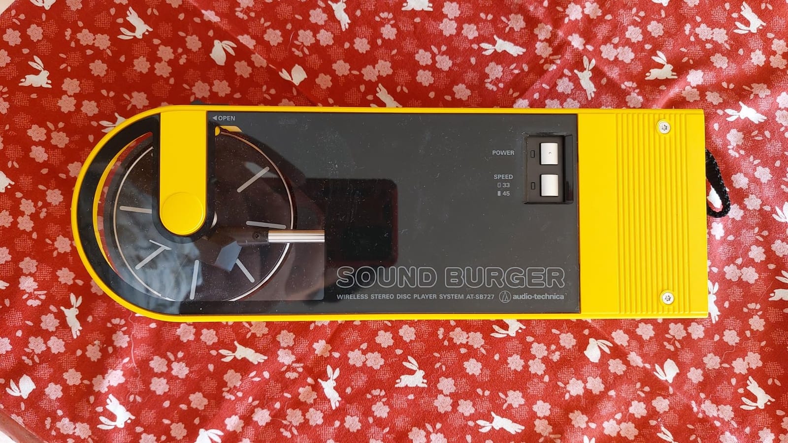 Audio-Technica AT-SB727-YL Portable Turntable, Yellow customer photo 1