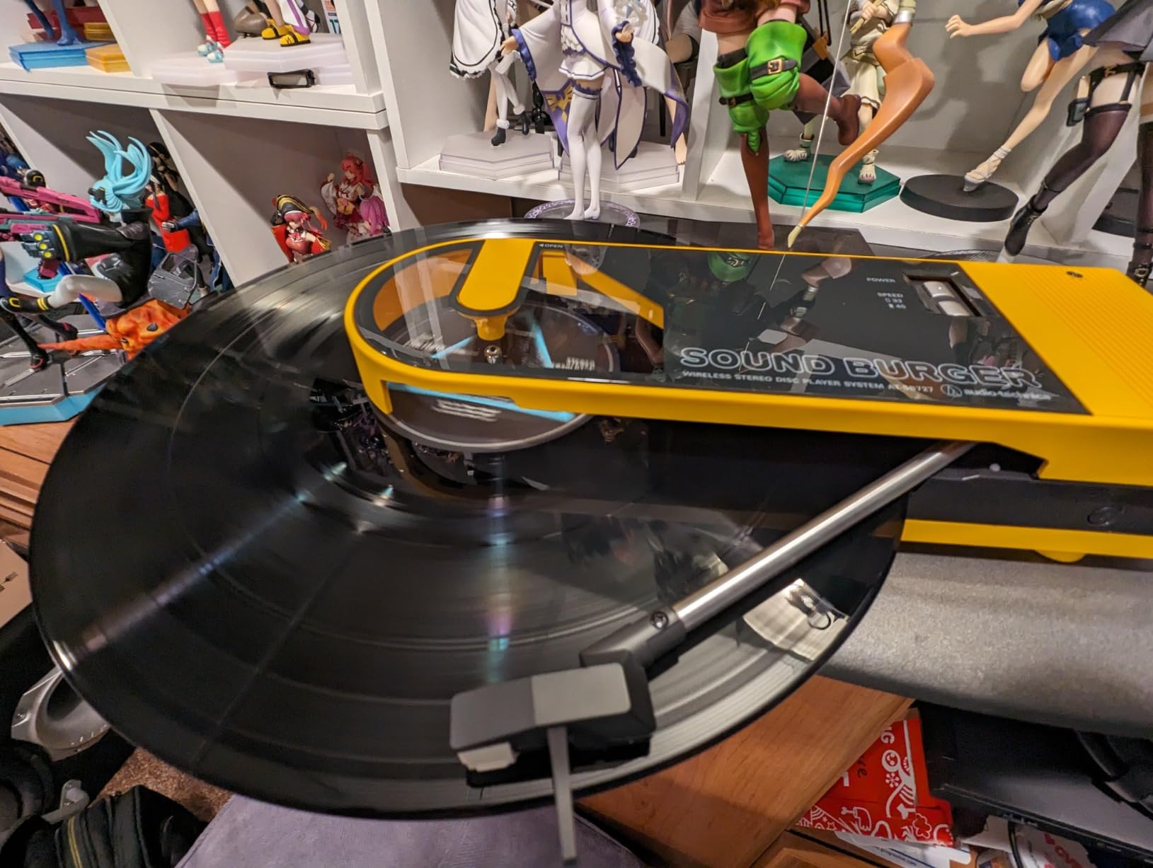Audio-Technica AT-SB727-YL Portable Turntable, Yellow customer photo 2