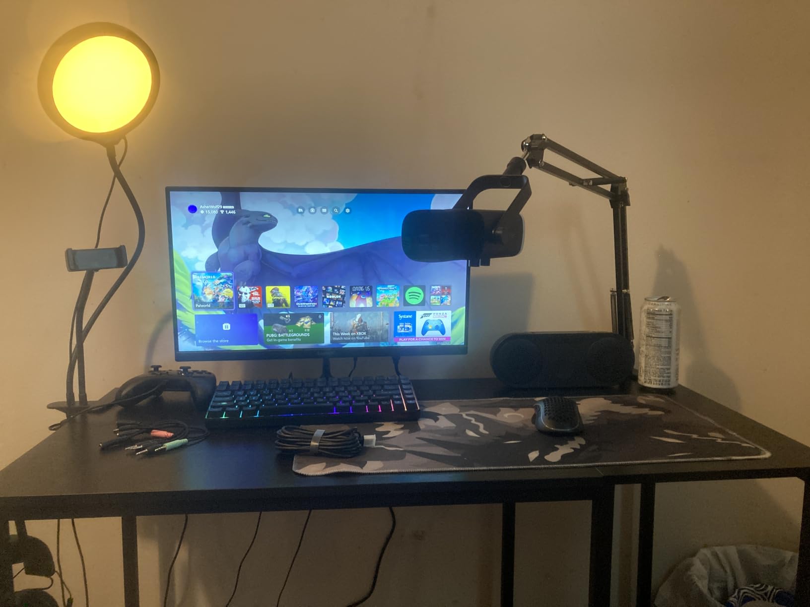FIFINE AmpliGame AM8T XLR/USB Gaming Microphone Set, Dynamic PC Mic | Streaming RGB Mic Kit with Boom Arm Stand, Mute Button, Headphones Jack, for Podcasting Recording Vocal Voice-Over customer photo 2