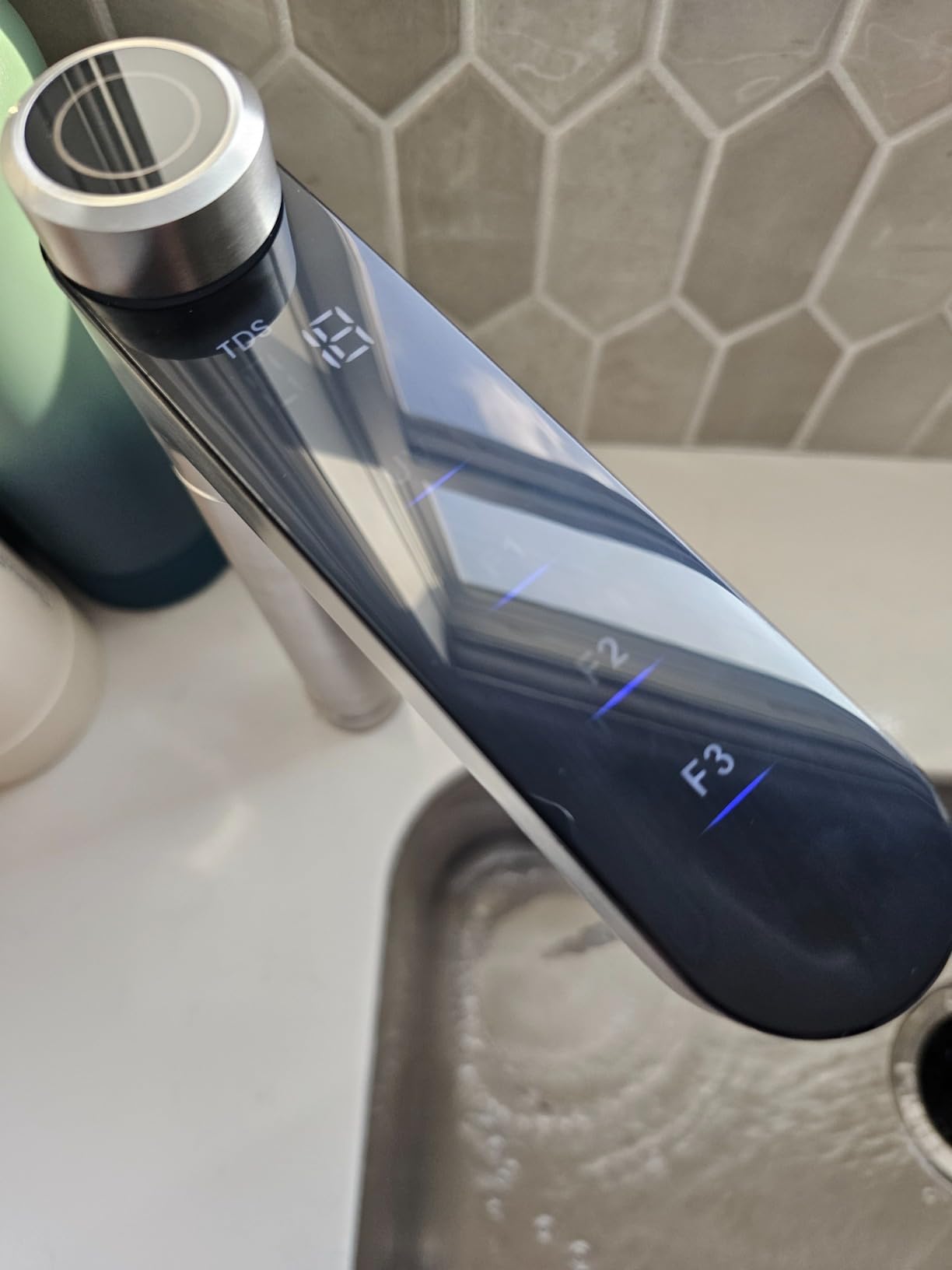 Waterdrop X12 Alkaline Mineral Reverse Osmosis System, 1200 GPD, Under-Sink | NSF/ANSI 42 & 58 & 372 Certified, 11-Stage Filtration, Tankless RO System, 3:1 Pure to Drain, Smart Silver Faucet, BPA Free customer photo 2
