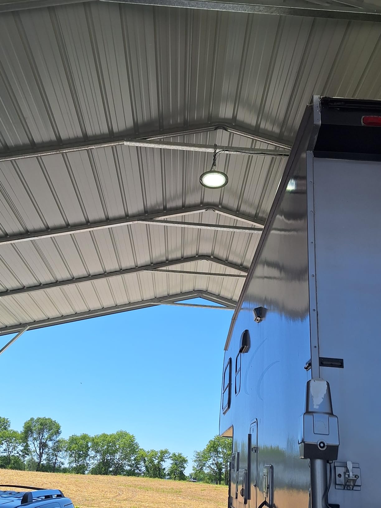 CINOTON 160W UFO LED High Bay Light, Aluminum LED Shop Lights with 24000LM, 5000K Commercial Bay Lighting for Warehouse Garage Workshop Factory, 6' Cable & Safety Rope, ETL Listed 1 Pack customer photo 2