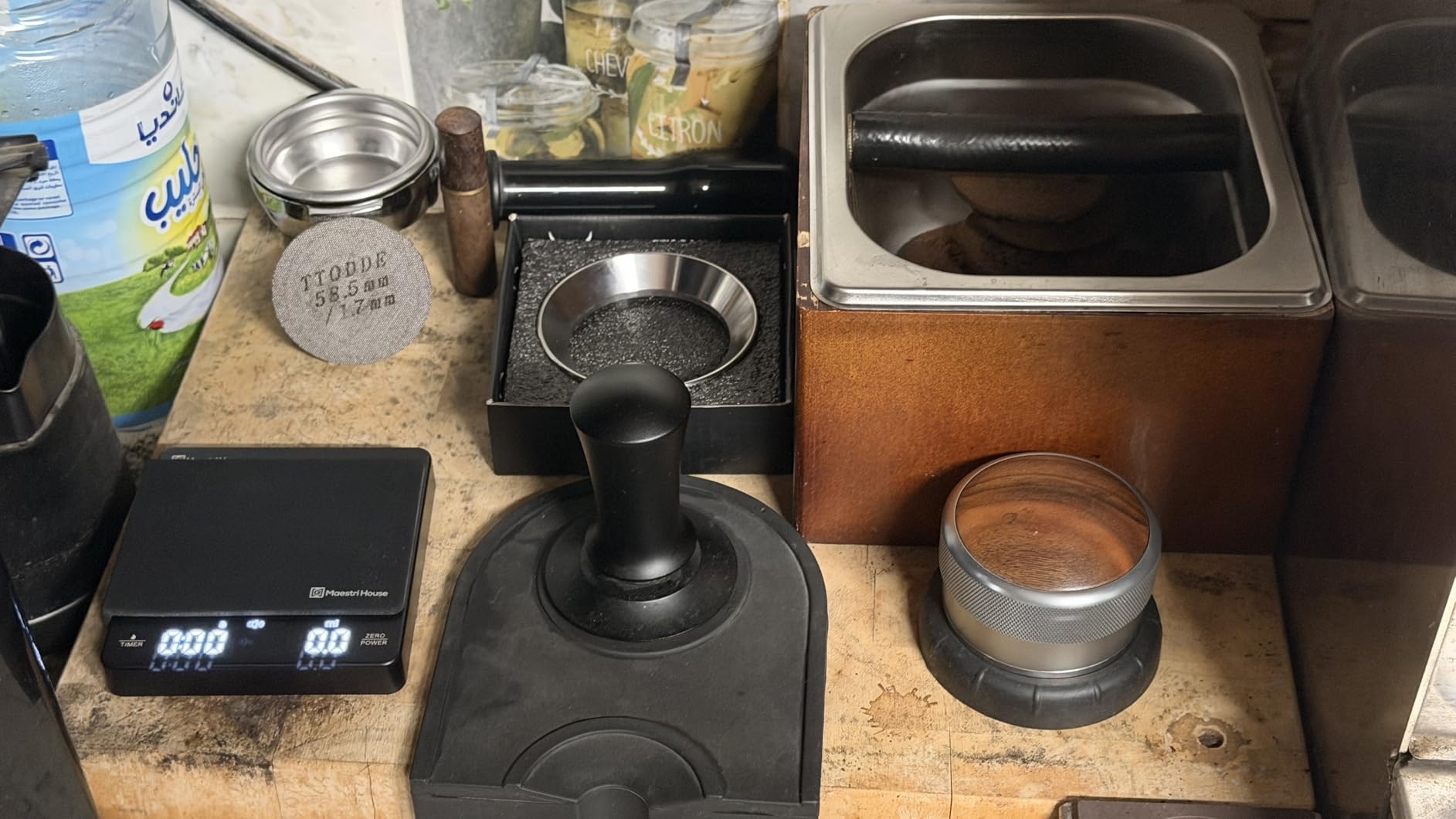 Maestri House S1 Mini Espresso Coffee Scale with Timer, 2kg/0.1g | Rechargeable Shot Scale with 0.1g Precision, Dual Timing Modes, g/oz/ml Units and ABS Design for Espresso or Pour-Over customer photo 1