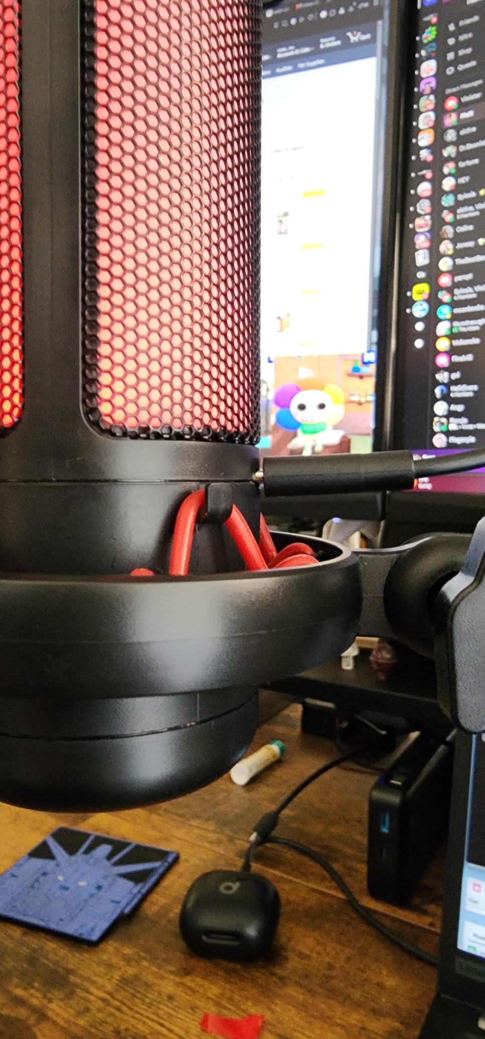 TONOR Gaming Microphone Set with Boom Arm, Vocal Condenser Microphone for Content Creators, USB Mic for PC with Stand, RGB, Tap Mute, Gain Control, Gaming Equipment, Twitch, Streaming, TC310+ customer photo 1