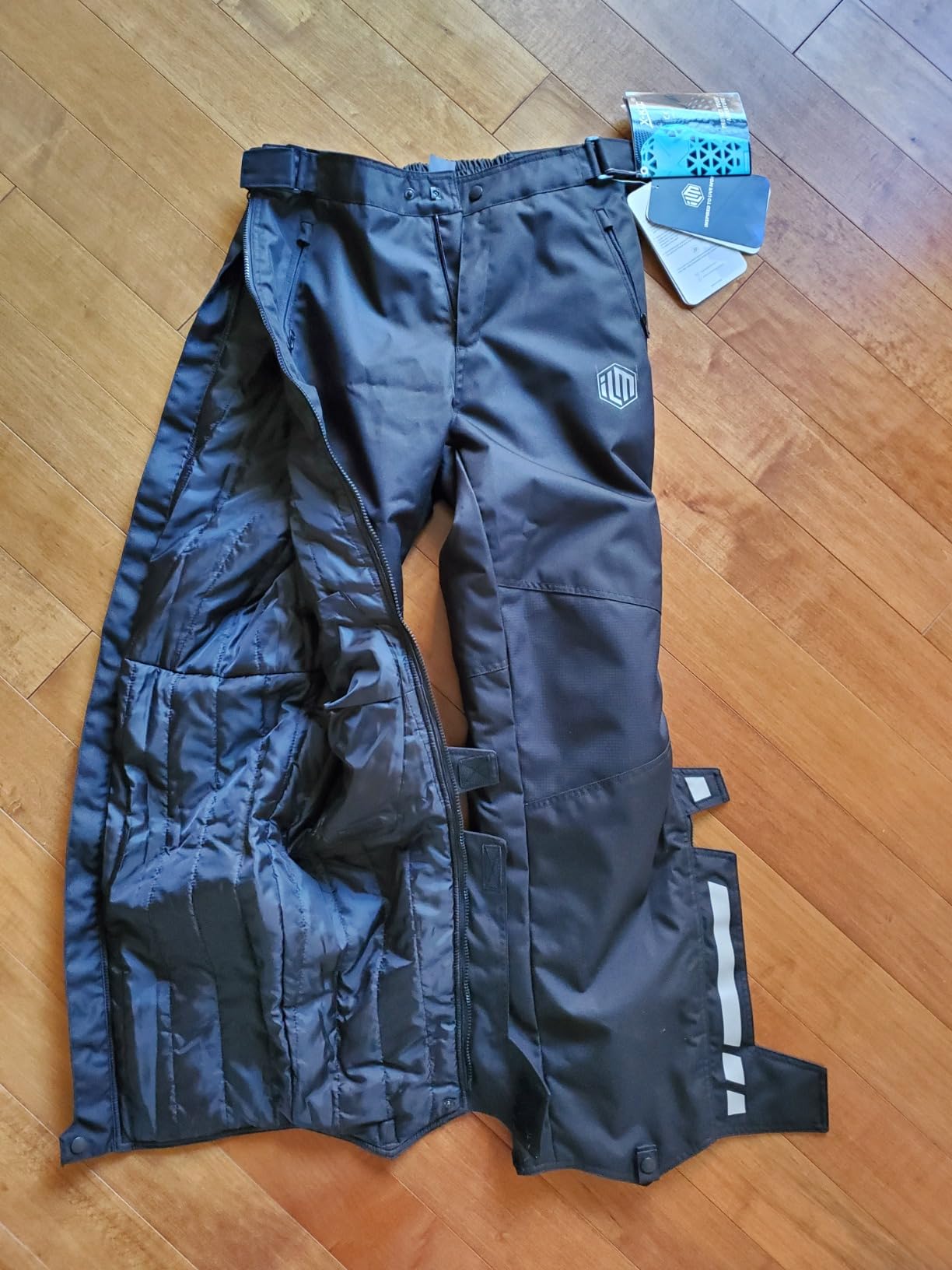ILM Detachable Winter Motorcycle Riding Pants Armored PF1 Overpants | CE-2 Armor, 600D Oxford, Full-Leg Zips, Waterproof/Windproof, Thermal Liner, Reflective Tape, Reinforced Knees customer photo 2