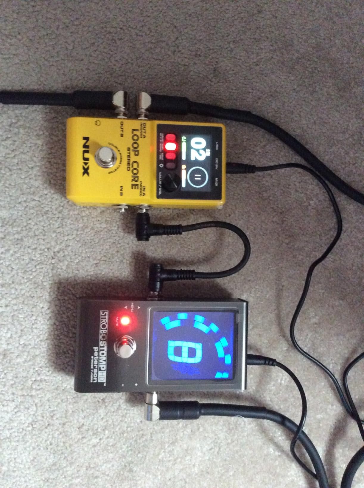 NUX Loop Core Stereo Looper Guitar Pedal, Effect Pedal for Electric Guitar, 6 Hours Record Time, Stereo Audio,MIDI Control, HD Color LCD Screen, Customize Boot-Up Picture customer photo 1
