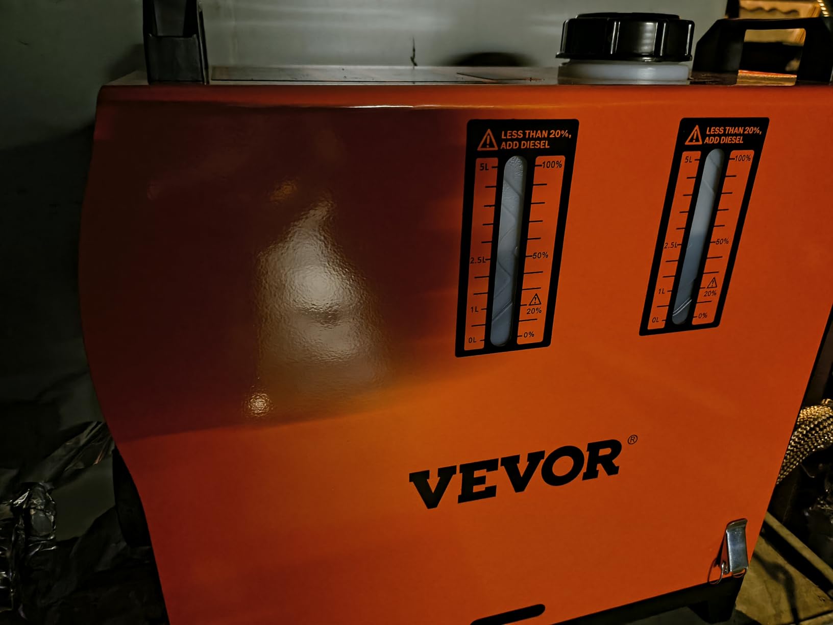VEVOR 8KW Diesel Heater All in One, Diesel Air Heater with Bluetooth App Control, Portable Parking Heater Automatic Altitude Adjustment Max 18045 ft, Remote Control and LCD, for Vehicles and Indoors customer photo 2