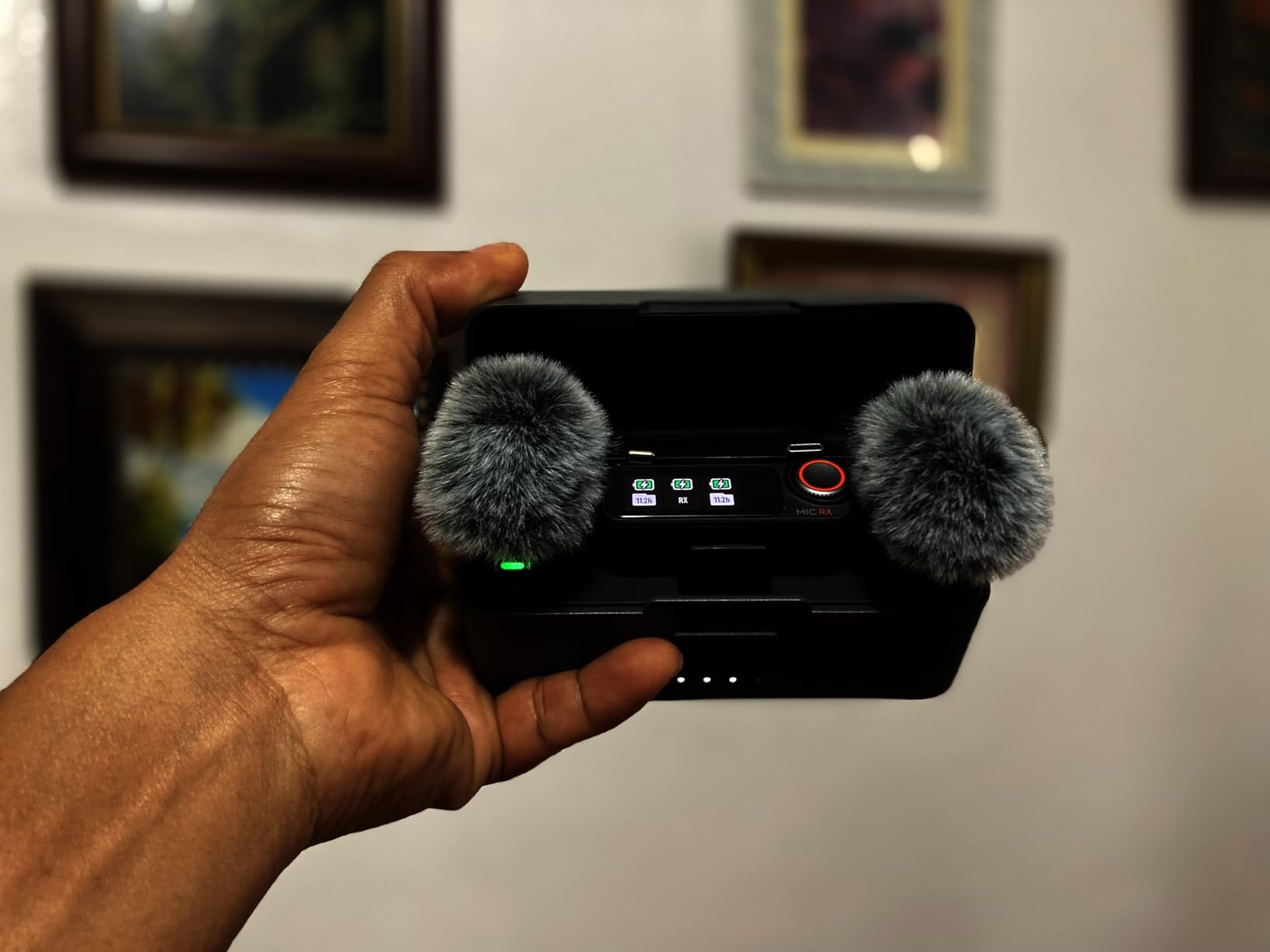 DJI Mic 2 (2 TX + 1 RX + Charging Case), All-in-one Wireless Microphone | Noise Cancelling, 32-bit Float Internal Recording, 250m (820 ft.) Range, Mic for iphone, Android, Camera, Vlogs customer photo 1