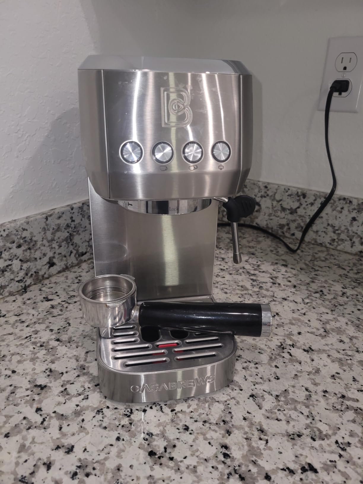 CASABREWS 3700 Essential Espresso Machine, Stainless Steel Espresso Maker customer photo 2