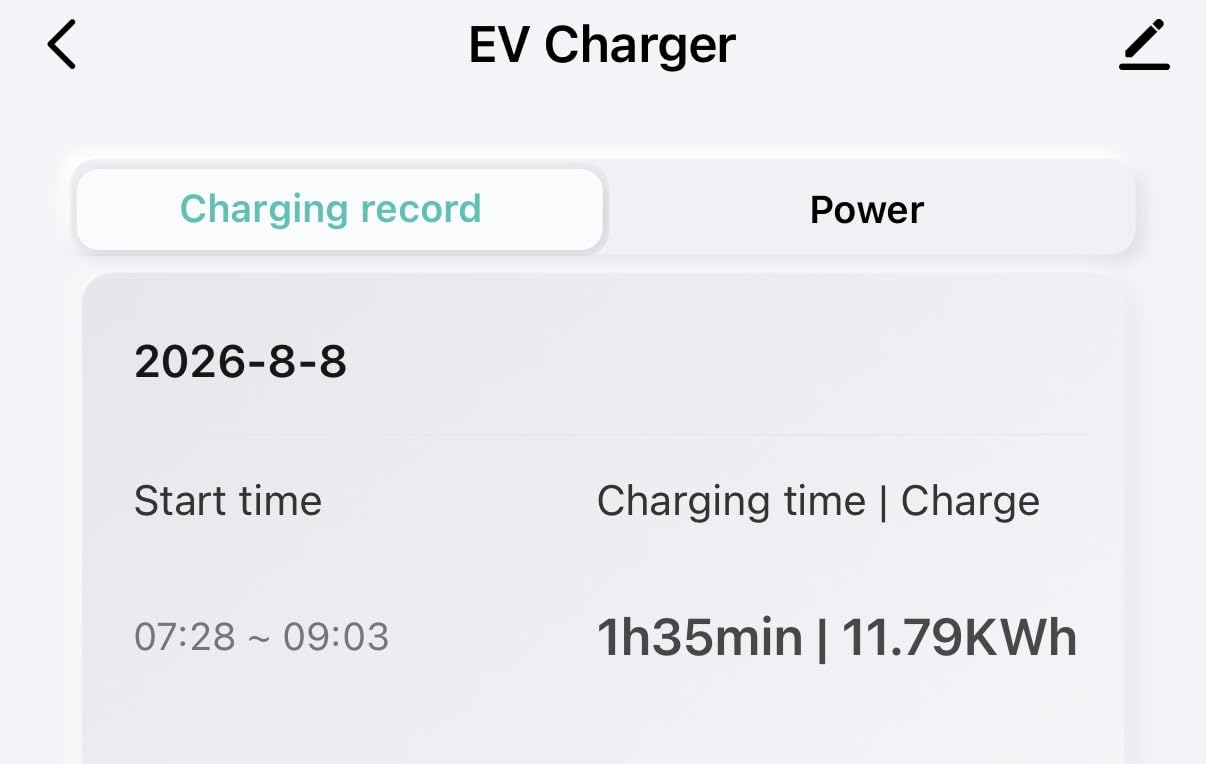 AIMILER Level 2 Electric Vehicle (EV) Charger(WIFI APP/Plug-play), 32A, 25ft Cable ETL Certified, 220V-240V NEMA 14-50P Plug EVSE w/ J1772 Connector, Portable EV Car Charging Stations for Home Level 2 customer photo 2