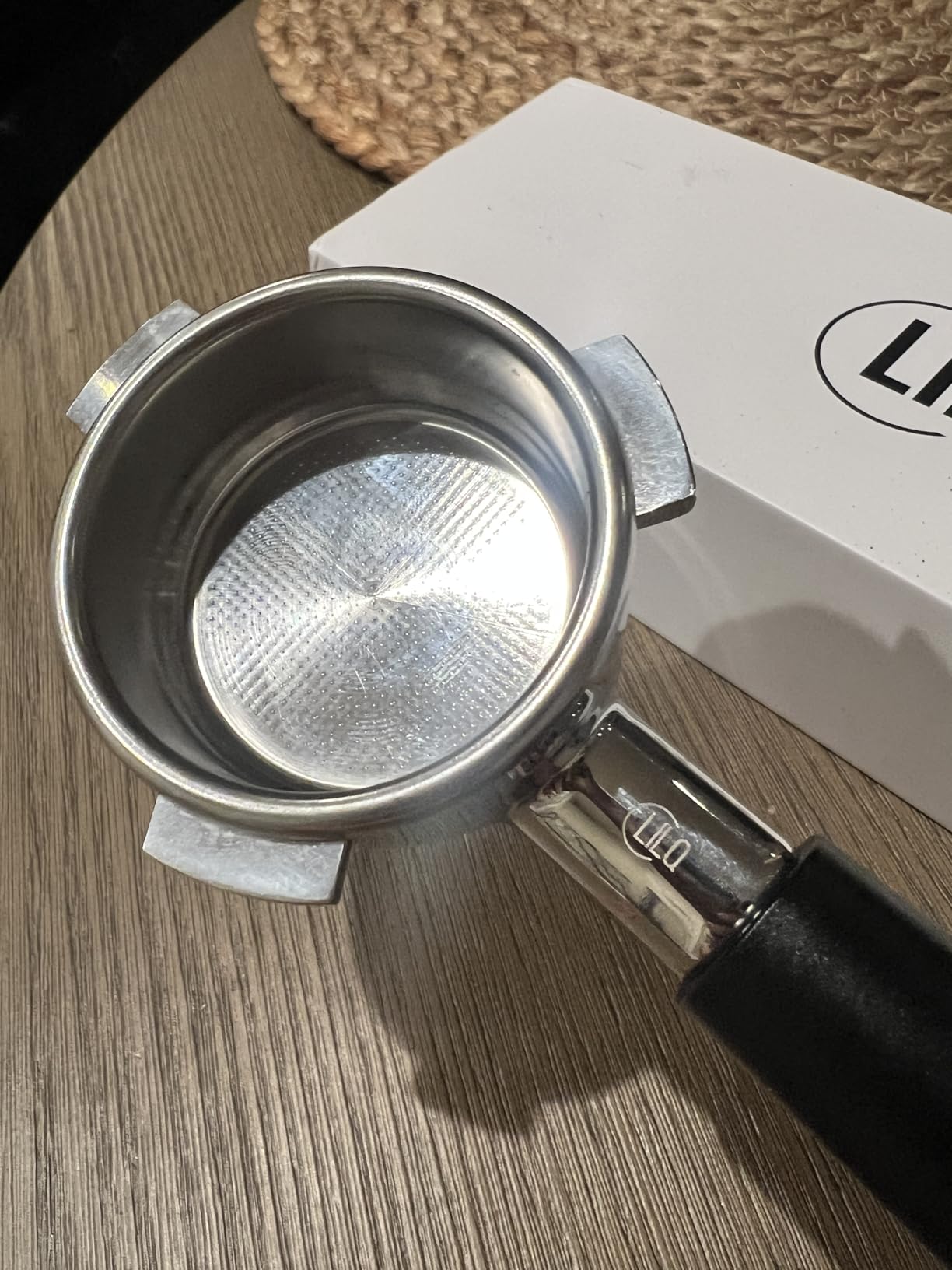 LILQ 54mm Naked Bottomless Portafilter Compatible with Breville Barista Express, Barista Pro, Bambino, and More - 18-20g basket included (Aluminum Flat, 54mm) customer photo 1