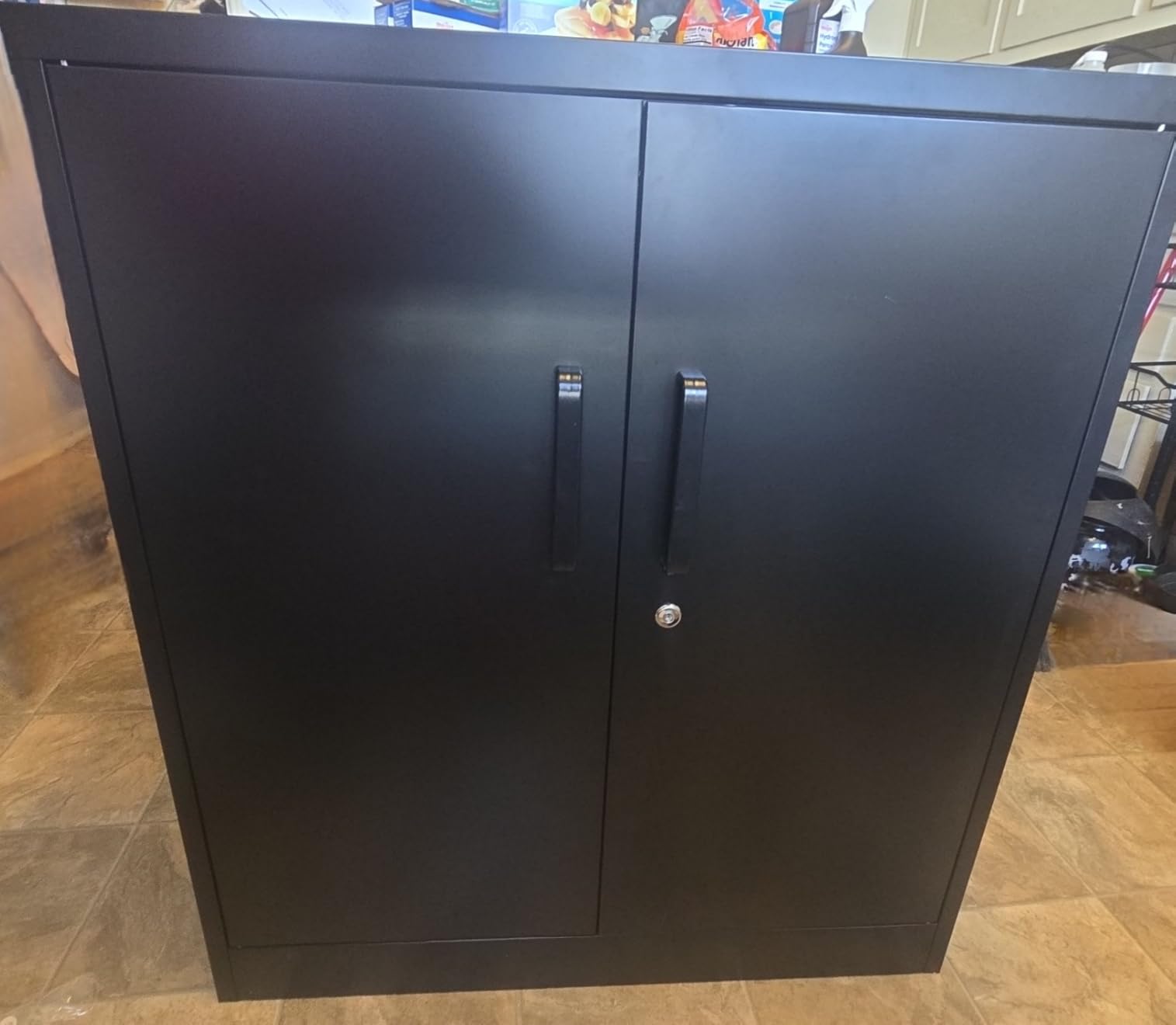 Metal Garage Storage Cabinet with Locking Doors and Adjustable Shelves, 71