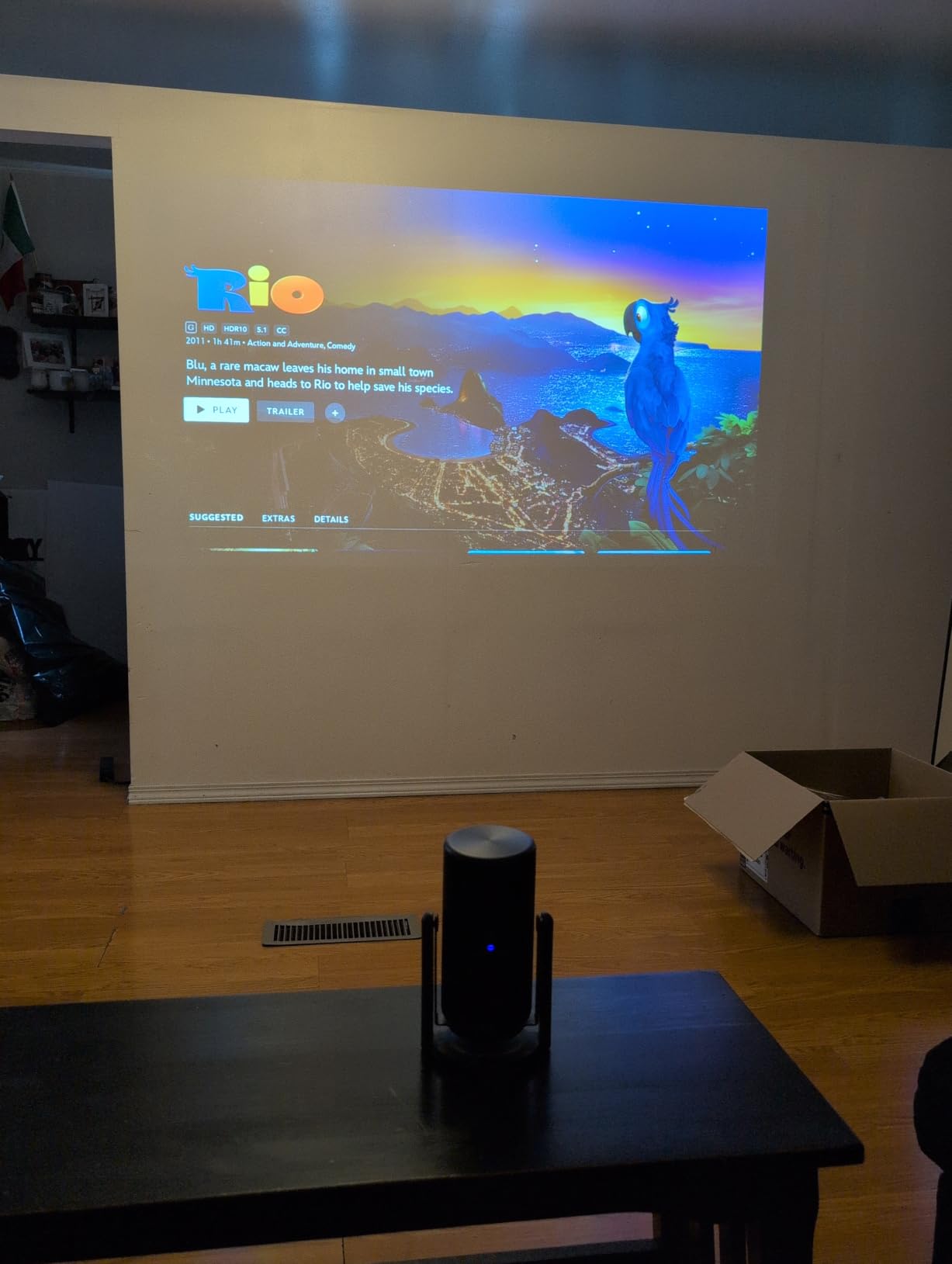 NEBULA Capsule 3 Portable Projector, Netflix-Certified, 2.5H Battery, Google TV, 1080p, Wi-Fi, 120