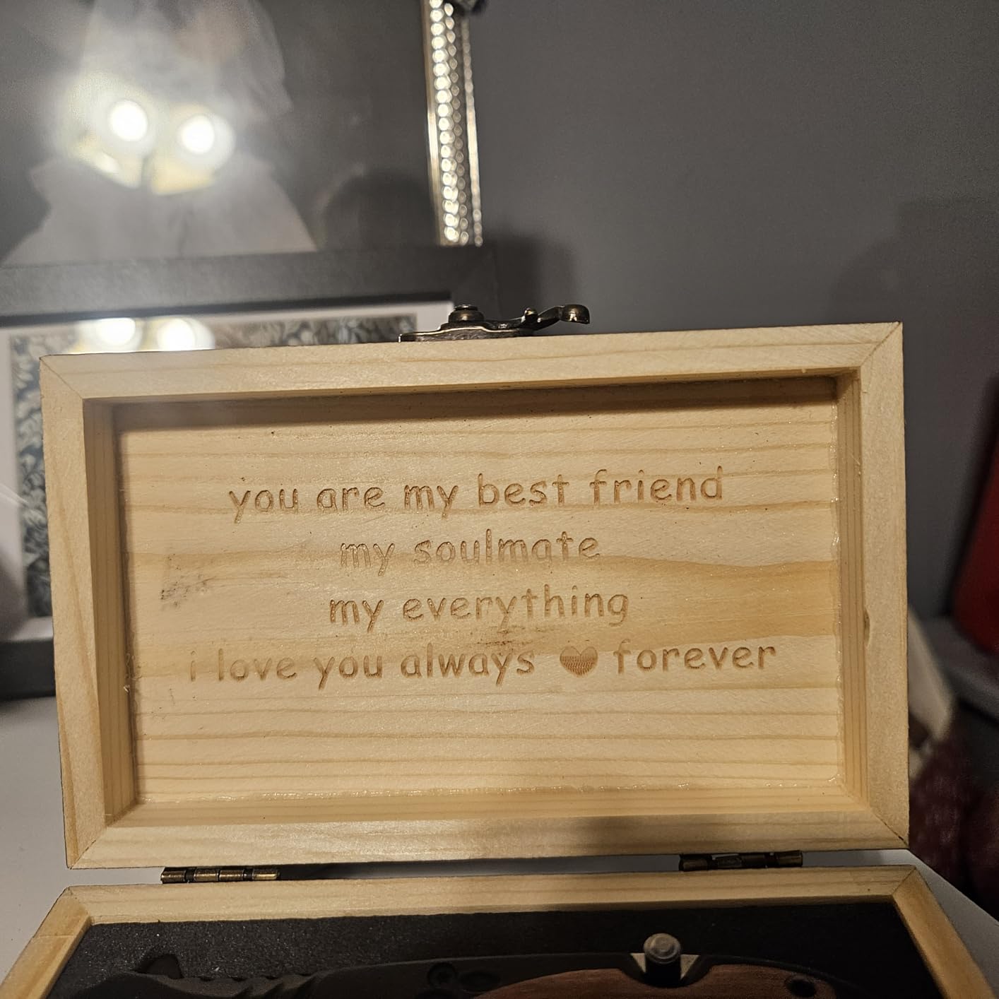 Titorld Gifts for Men Dad Him Fathers Day, Anniversary Birthday Gifts ideas for Boyfriend Husband, Engraved Pocket Knife, Wooden Handle Folding Knife with Wood Box 7.8 Inch customer photo 1