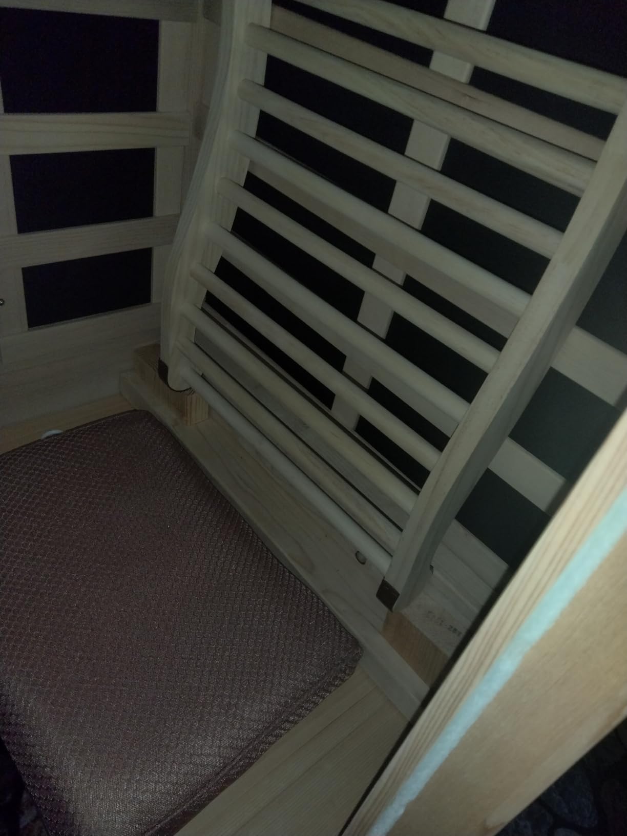 OUTEXER Outdoor Sauna Far Infrared 1550W for One Person Finland Spruce Wood | Low-EMF Dry Sauna Room with Bluetooth Speakers customer photo 1