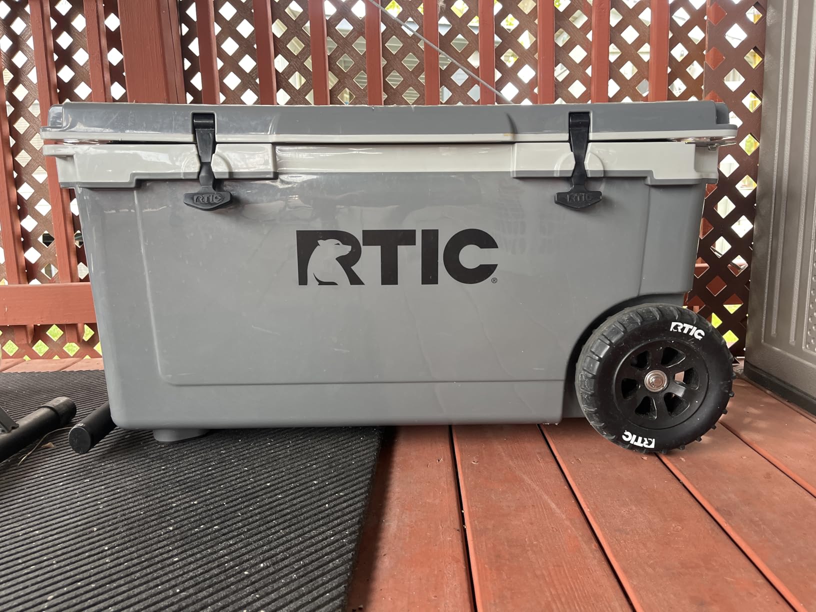 RTIC 72 QT Ultra-Light Wheeled Hard Cooler | Insulated, Ice Chest Box, Beach, Drink, Beverage, Camping, Picnic, Fishing, Barbecue, 30% Lighter Than Rotomolded customer photo 2