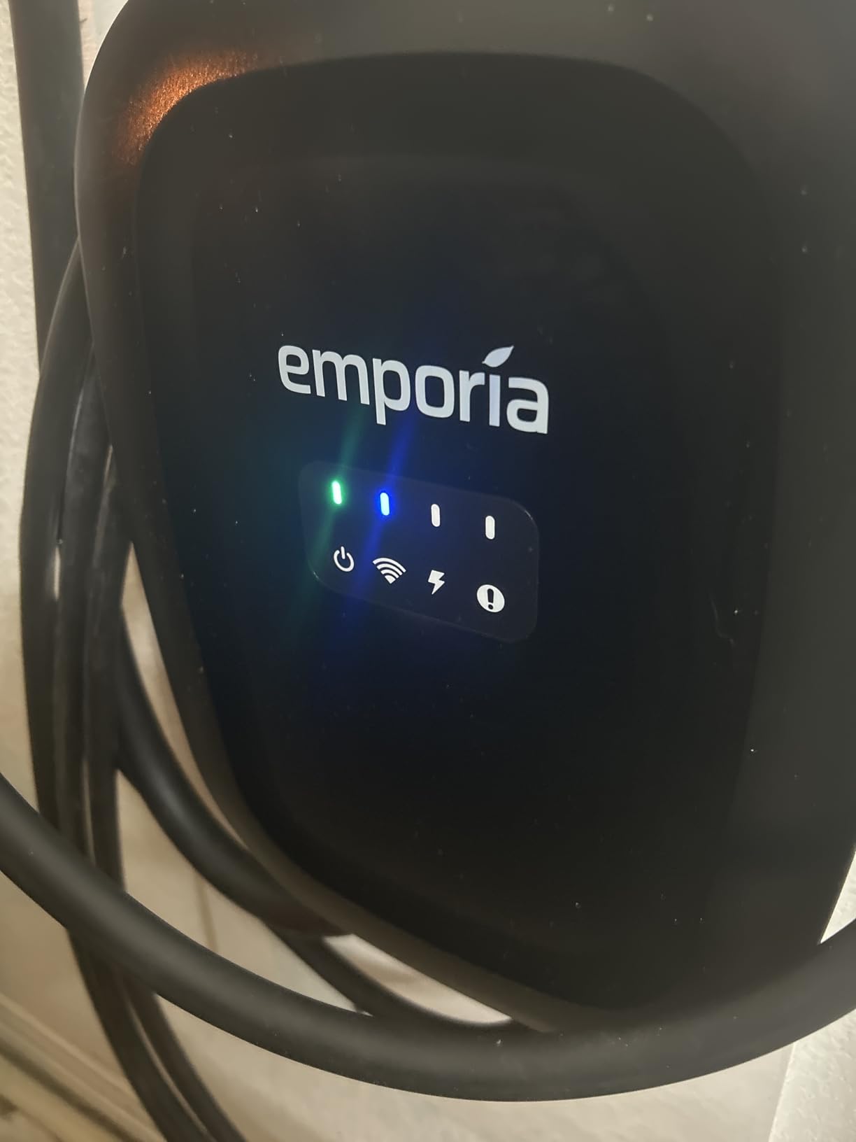 EMPORIA Level 2 EV Charger - NEMA 14-50 EVSE w/NACS, Compatible with Tesla - 48 amp EV Charger Level 2, 240v Electric Vehicle Charging Station, UL/Energy Star, 25ft Cable, White customer photo 2