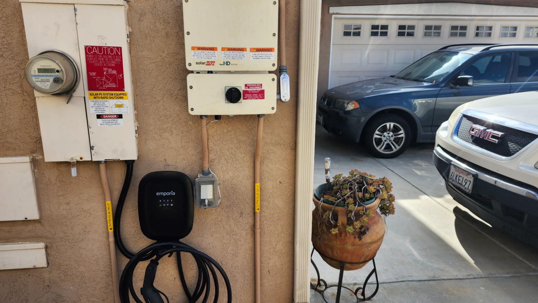 EMPORIA Level 2 EV Charger w/ J1772 Connector - 48 Amp, 240V WiFi Enabled Electric Vehicle Charging Station, 25ft Cable, Hardwired with Whip, White customer photo 2