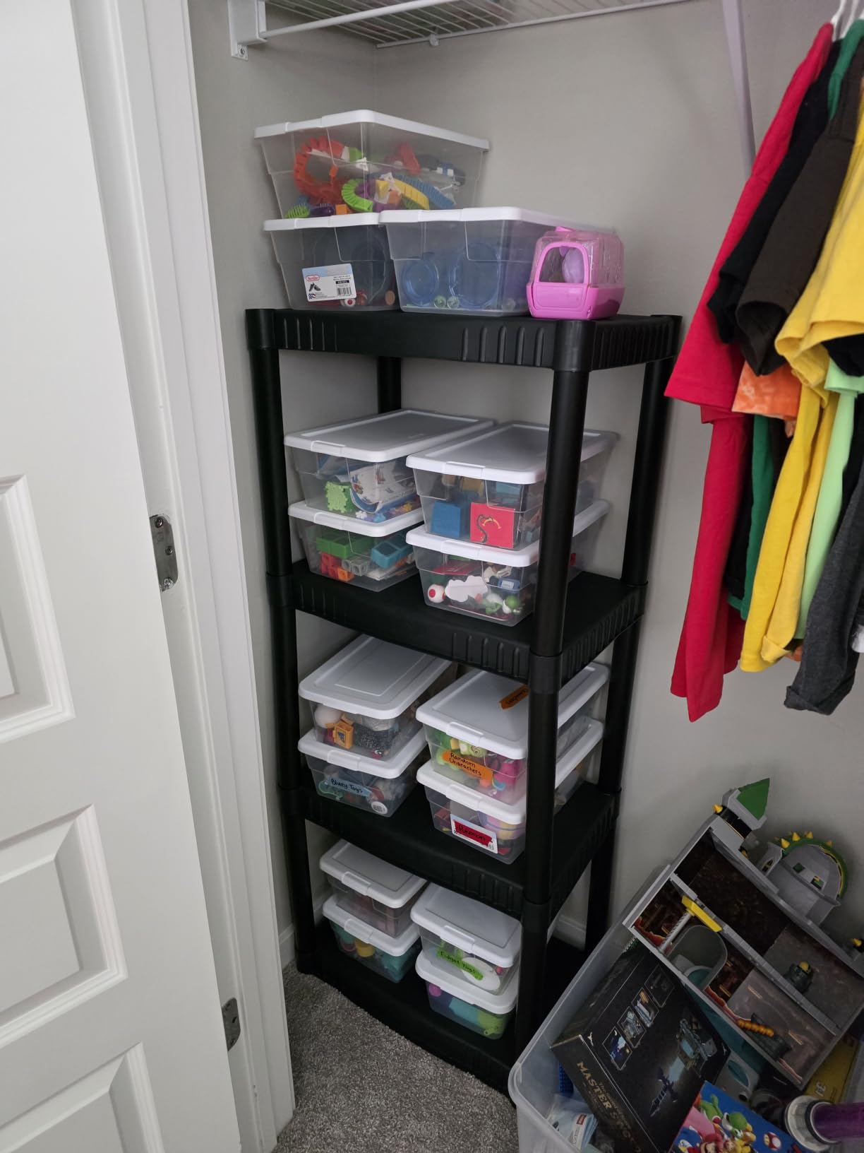 Plano 4-Shelf Plastic Storage Shelves, 48