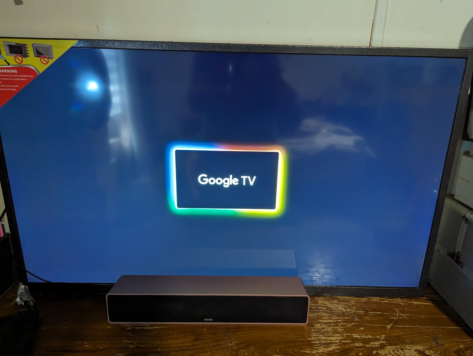 SYLVOX Smart Outdoor TV, 55 inch Outdoor Television Upgraded Google TV, 4K Weatherproof Outside TV, IP56 Waterproof, Google Assistant, Chromecast, 1000 nit Brightness for Partial Sun (Deck Pro 3.0) customer photo 1