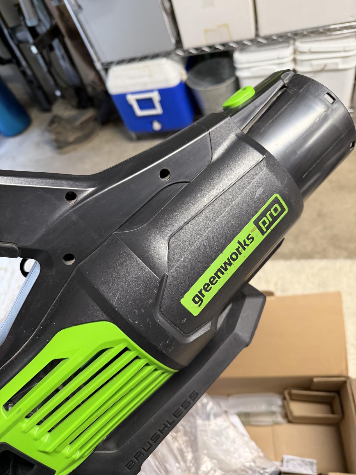 Greenworks 80V Backpack Leaf Blower, 750 CFM, 4.0 Ah Battery and Charger customer photo 2